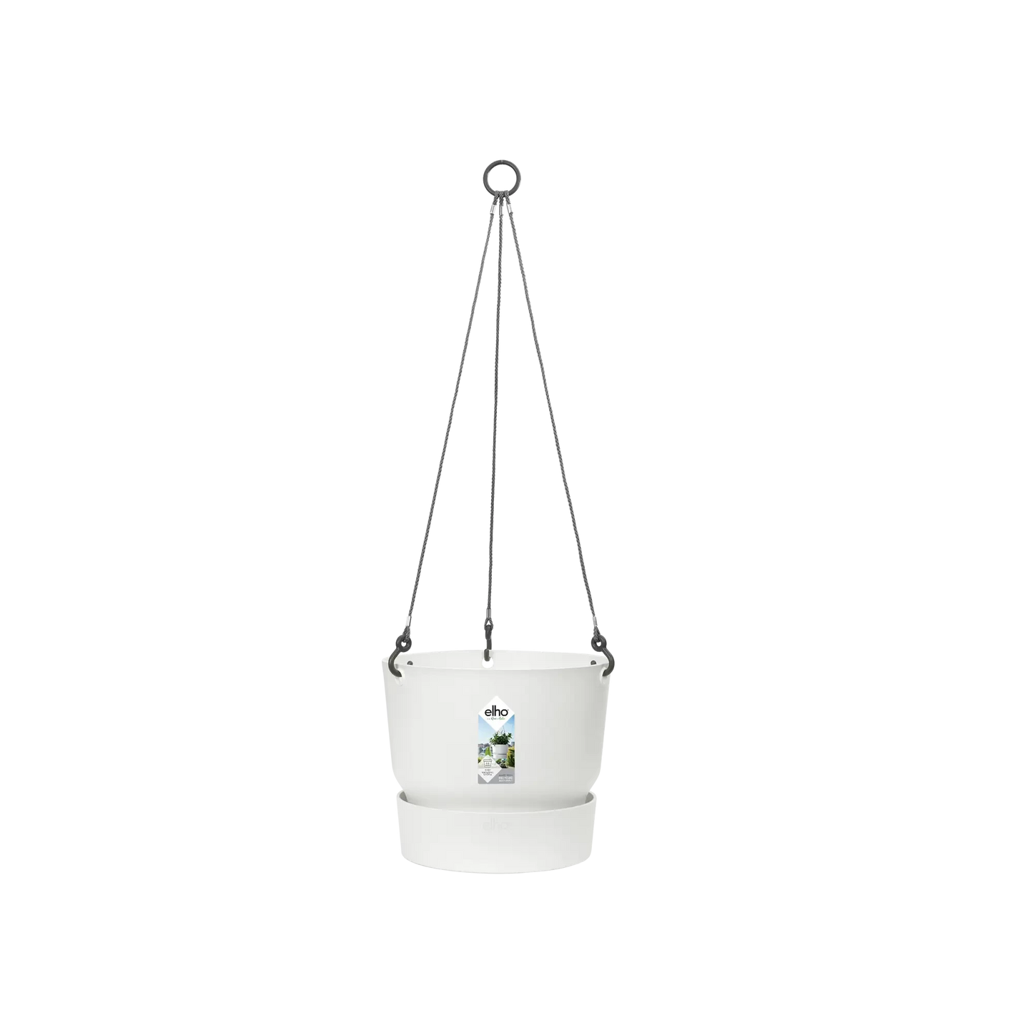 Greenville Hanging Basket 24Cm (White)